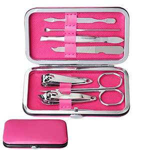 7 Pcs Manicure Pedicure Set, Nail Clipper Set Stainless Steel Nail Cutter Set - Sold by juziii FBA