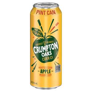 Crumpton Oaks Apple Cider 5% Pint Can 568ml + 50p Cashback Via Shopmium App