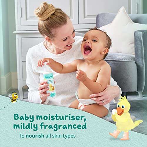 Childs Farm, Baby Moisturiser 250ml, Mildly Fragranced, Hydrating, Suitable for Newborns with Dry, Sensitive & Eczema-prone Skin - £2.25 S&S