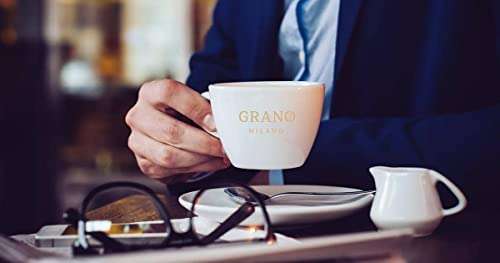Grano Milano x50 Coffee Pods - Compatible with Nespresso Original line - Medium & Dark Roast Coffee Capsules - Sold by BrewBlack FBA Amazon