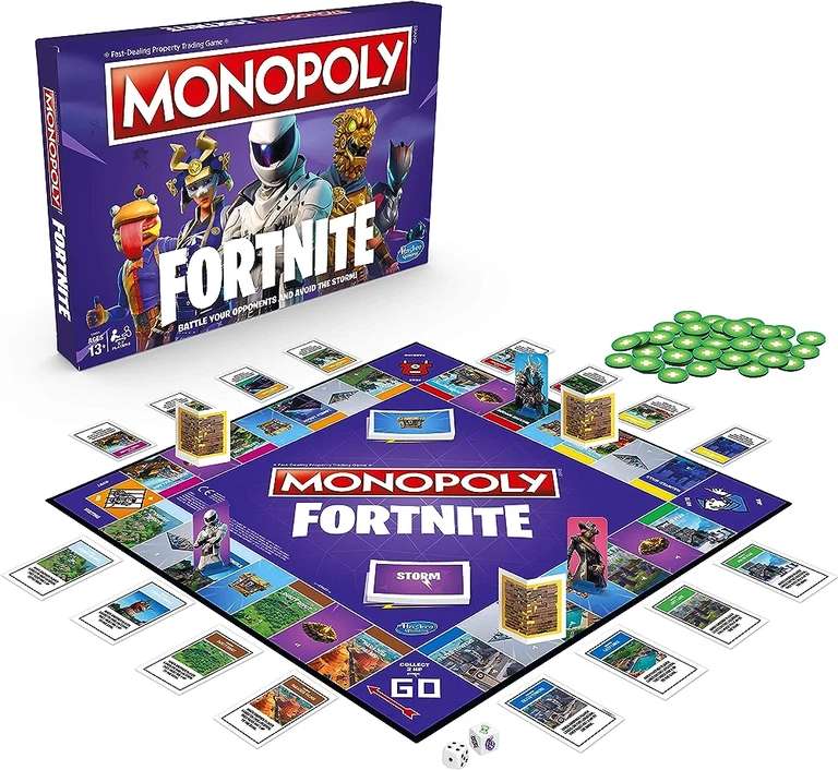 Hasbro Monopoly: Fortnite Edition Board Game - (Free Collection)