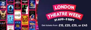 London Theatre Week Tickets For 40+ Shows In London From £23 Including A Ghost Story / The Book Of Moron & Wicked £28