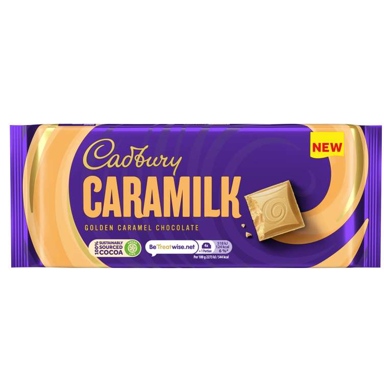 Cadbury Caramilk Share Size 160g for 99p @ Farmfoods