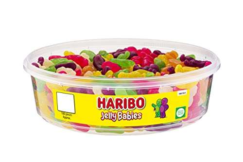HARIBO Jelly Babies 8 x 100 Pieces (510 g) Sweets Tub - 4.75KG TOTAL ...