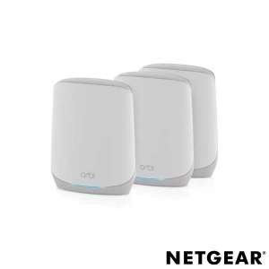 Netgear Orbi RBK763S Tri-band WiFi 6 Mesh System, 5.4Gbps, Router and 2 Satellites, RBK763S