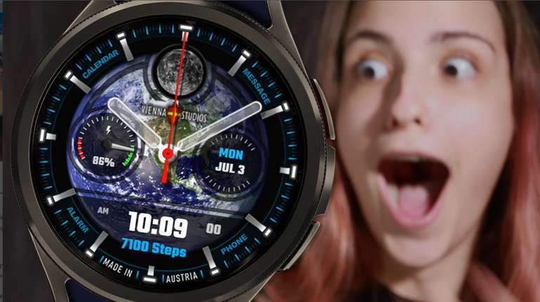 Samsung Wear OS Watch Face: Astronomy Space Watch Face VS63