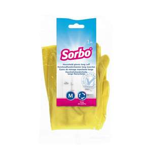 Sorbo Yellow Rubber Gloves 75p + Free Del With Code Free Click & Collect @ Dunelm