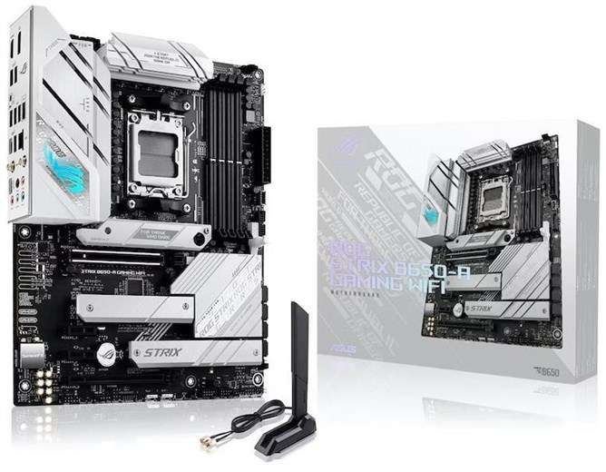 ASUS ROG Strix B650-A Gaming WiFi AMD Socket AM5 Motherboard - £237.82 @ Box