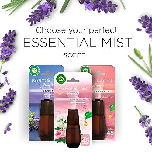 Air Wick | Relaxing Lavender |Air Freshener Essential Mist Diffuser Starter Kit | 1 Gadget & 2 Refills, Possibly £10.77 With S&S