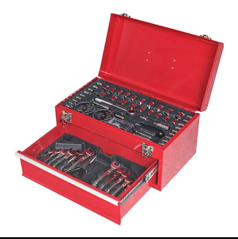 Top Tech 150pc Maintenance Tool Kit with 1-Drawer Chest. £39.99 Free delivery. @ eurocarparts