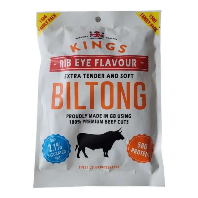 Kings Rib Eye Flavour Biltong 150g - £1 instore @ Morrisons, Loughborough