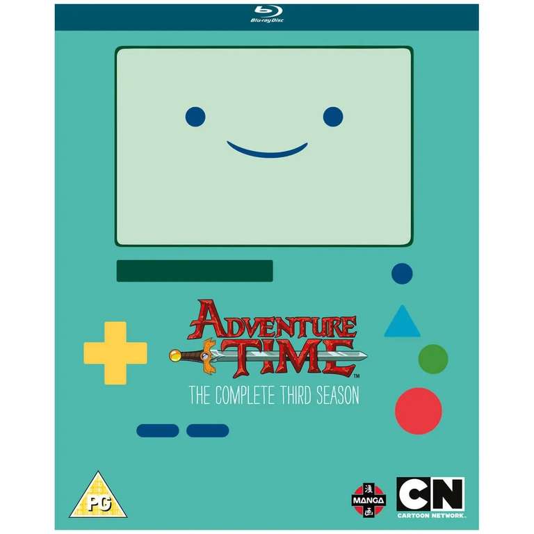 Adventure Time Blu Ray Seasons 1/3/5 Each