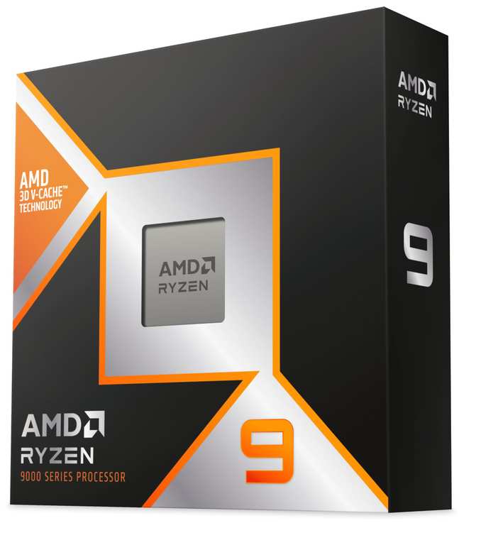 AMD Ryzen 9 9950X3D Processor With 3D V-Cache Technology, 16 Cores/32 Threads, 144MB Cache, AM5 Socket, Up To 5.7 GHz Boost Frequency
