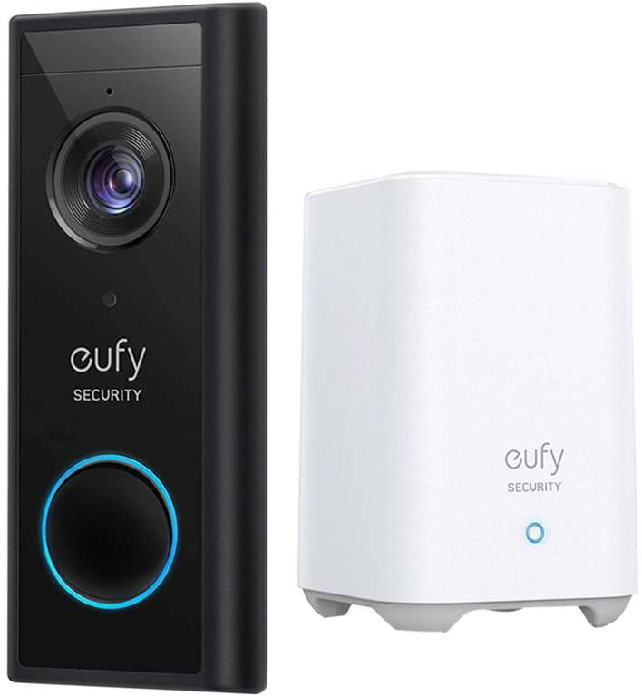 eufy 2K Video Doorbell Battery with Homebase 16GB Local Storage £119.89 @ Costco
