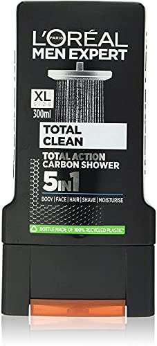 L'Oréal Men Expert Total Clean Shower Gel for Men 300 ml Pack of 6 Delivered for £8.94 at Amazon
