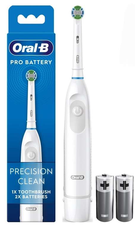 Oral-B Precision Clean Pro Battery Powered Toothbrush £8 with Free Collection @ Wilko