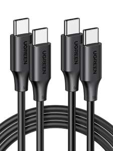 2 Pack - Ugreen USB C to USB C Charger Cable 100W (1 Metre) - Sold By Ugreen Group Limited UK