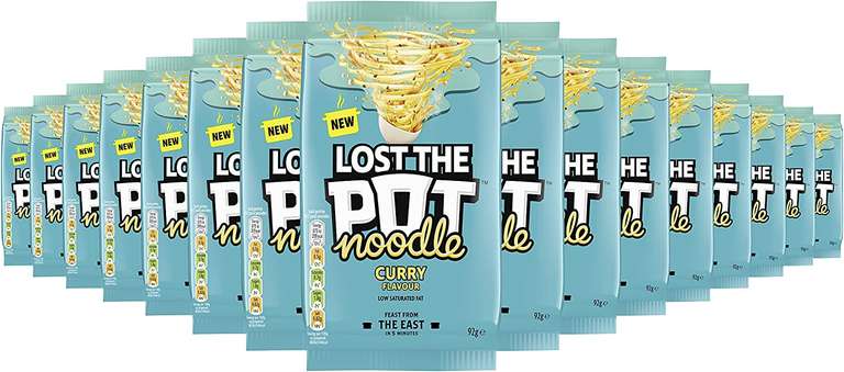 16 x Pot Noodle Lost the Pot - Roast Chicken/Curry/Sweet Chilli £8.00 / £6.80 Subscribe & Save / £5.60 Subscribe & Save w/Voucher @ Amazon