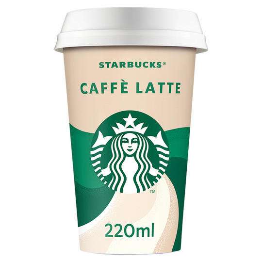 Starbucks Caffè Latte Chilled Coffee 220ml - 3 for £3 @ Iceland