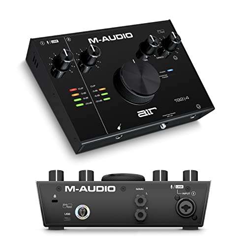 M-Audio AIR 192x4 USB C Audio Interface with Studio Quality Sound, 1 XLR in and Music Production Software - £59.99 @ Amazon