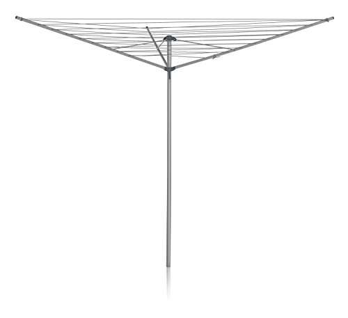 Addis 35m 3 Arm Rotary Washing Line (Grey) , Folding Outdoor Rotating Clothes Dryer & Ground Spike - £19.99 @ Amazon