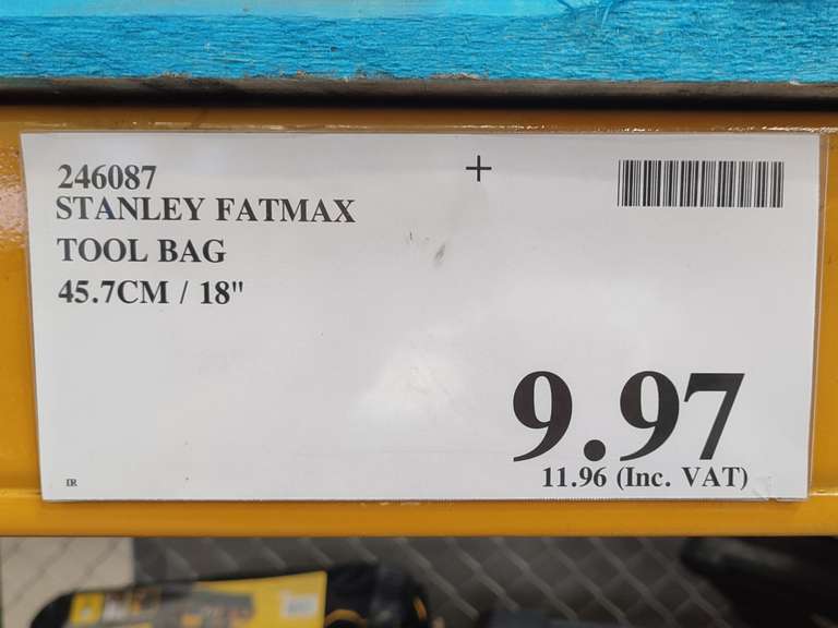 Stanley Fatmax 18" Hard Base Tool Bag - instore Westhill Aberdeen