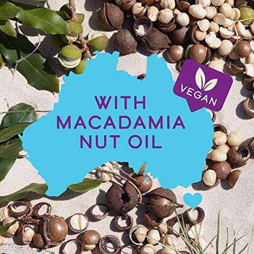 Aussie Moisturising Vegan Shampoo Bar with Australian Macadamia Nut for Damaged & Dry Hair