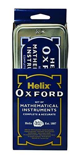Helix Oxford Maths Set with Storage Tin £2.99 @ Amazon