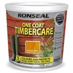 Ronseal One Coat Timbercare 5L (Red Cedar) - £3.99 (Other Ronseal Products Available) In Store (Fort William)