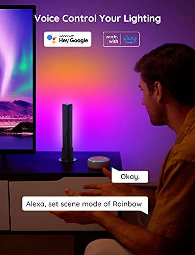 Govee LED Light Bars, Smart WiFi RGBIC TV Backlight, Gaming Lights with Scene and Music Modes £47.99 Dispatches from Amazon Sold by Govee UK