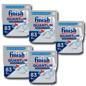 Finish Quantum Infinity Shine Regular Dishwasher Tablets - 5 x 83 (415 Total) - 10p a tab (£8.30 per pack) - sold by official_brand_outlet