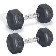 Pro Fitness 10kg Hex Dumbbell Set. Free Click and Collect £43.34 @ Argos