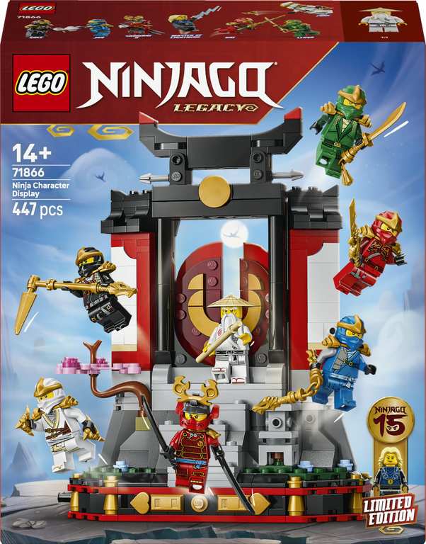 LEGO Ninjago Ninja Character Display 15th Anniversary 71866