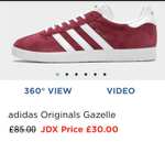 Adidas Originals Gazelle Burgundy - existing JDX App users only