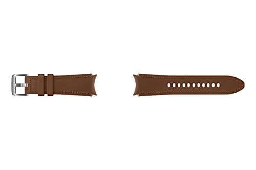 Samsung Watch Strap Hybrid Leather Band - Official Samsung Watch Strap - 20mm - S/M - Camel £9 @ Amazon