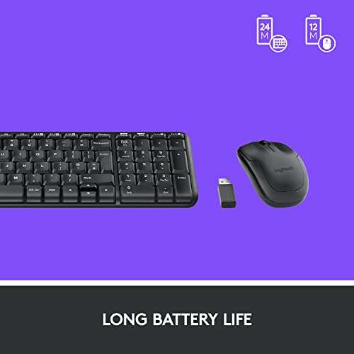 Logitech MK220 Compact Wireless Keyboard and Mouse Combo £16.99 @ Amazon