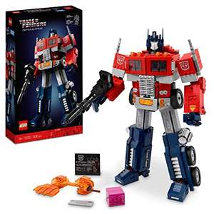LEGO 10302 Icons Optimus Prime Set Transformers Figure, Robot and Truck 2-in-1 Model Model Kit for Adults - £106 @ Amazon Germany