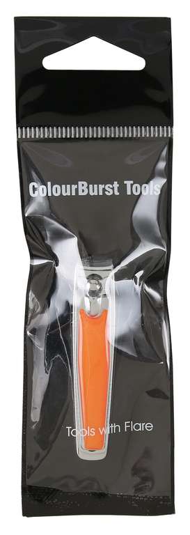 ColourBurst Nail Clippers – Heavy Duty Suitable for Finger Nails. Ideal Stocking Filler Men or Women. (Assortment: Colour May Vary