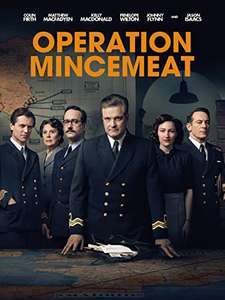 Operation Mincemeat - £5.49 (4K) to rent @ Amazon Prime Video
