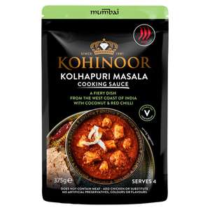 Kohinoor Mumbai Kolhapuri Masala Cooking Sauce 375G - Clubcard Price