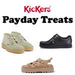 Pay Day Treats - Up to 60% Off + Free Delivery - @ Kickers