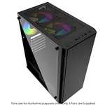ionz High Airflow Case with tempered Glass Sides. (KZ29 Inc 3 RGB Fans) - £37.95 - Sold and Fulfilled by KAZA UK @ Amazon
