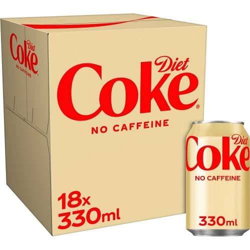 Diet Coke No Caffeine 18 cans £4.49 @ Home Bargains Holyhead