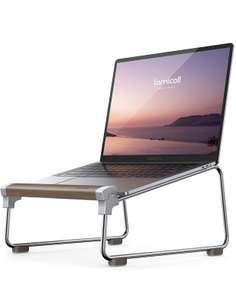 Laptop Stand Desk, Lamicall Laptop Riser - Portable Removable Aluminum Wood £16.99 Dispatches from Amazon Sold by LamicallDirect