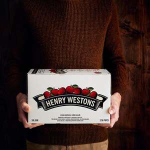 Henry Weston’s Vintage Still Cider 10 Litre Bag in a box £29 + £4.99 delivery at Westons Cider