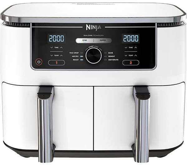 NINJA Foodi MAX Dual Zone AF400UKWH Air Fryer White hotukdeals