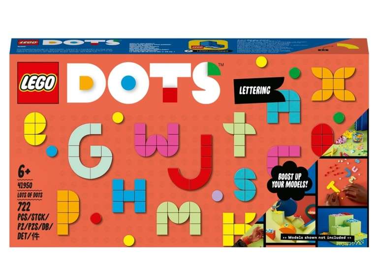 LEGO DOTS 41950 Lots of DOTS Lettering Set for Boards + Décor £7 free Click & Collect @ Smyth's