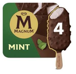 2 for £6 - Magnum Mint Ice Cream Sticks 4x100ml @ Waitrose