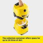 Karcher WD 4 Wet & Dry Corded Vacuum Cleaner ( Free Click and Collect)