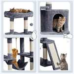 Yaheetech 159cm Tall Cat Tree Tower Kitten Scratching Post Activity Centre - w/Voucher, Sold & Dispatched By Yaheetech UK